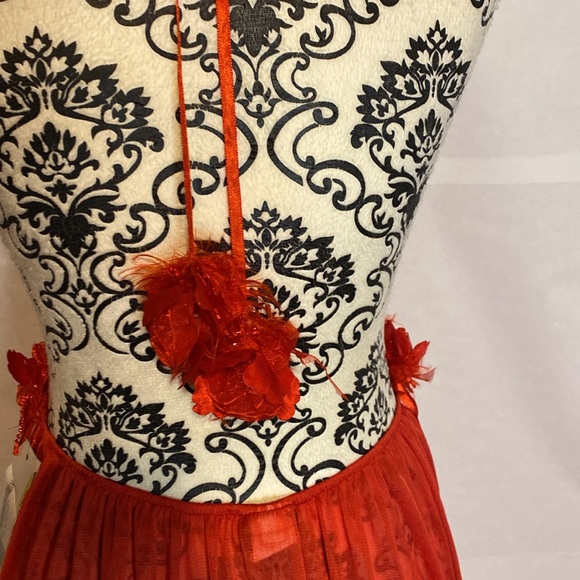 Lovers Lane new with tags, red baby doll lingerie no with tags size large - Picture 4 of 6